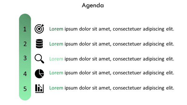 Agenda Slide Plan